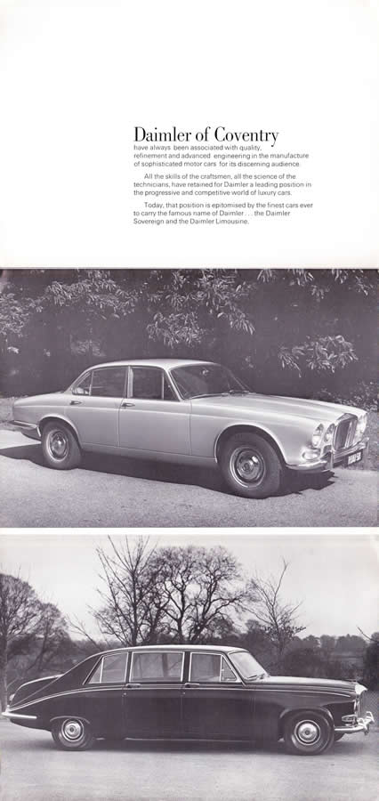1970 Daimler of Coventry Brochure Page 4